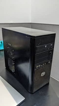 CPU desktop computer and LCD screen 10 by 10 condition