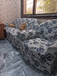 Sofa, Bed set, dining table and chairs
