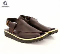 jaf Spot - signature peshawri Chappal, brown