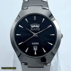 Men's Stainless steel Analogue Rado watch also in golden color