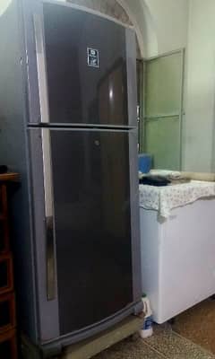Excellent Condition Dowlance Refrigerator -Large size- Grey, Two Doors