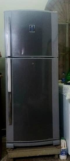 Excellent Condition Dowlance Refrigerator -Large size- Grey, Two Doors