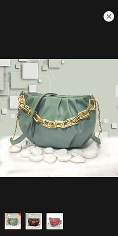 Hand bags for girls with stylish Goldon chain And long strap