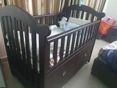 baby cot pure wood