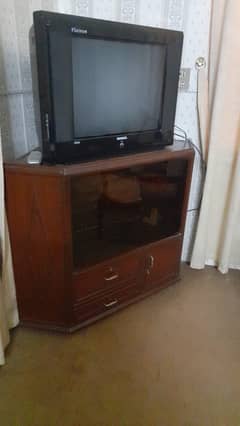 Tv trolley with TV