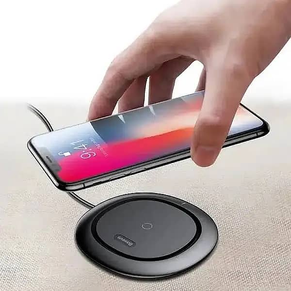 100% Original Baseus Fast Qi Wireless Chargers (Pouch Packing) 0