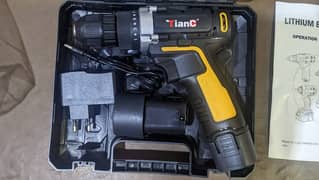 Cordless Drill 12V With Lithium Battery Rechargeable 12v Two-speed Ele