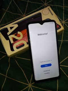 Samsung A20s 3/32 condition 10/10 no any issue box including