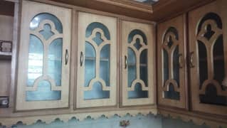 solid wood cabinets and door