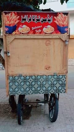fries stall for sale with all equipment (chips thela)