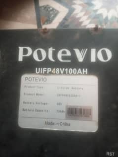 Potevio 48V 100 Ah Dry Battery