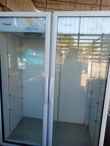 carval chiller glass door 0