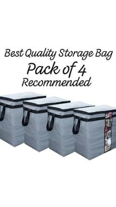 4 Pcs Best Quality Storage Bags with free delivery