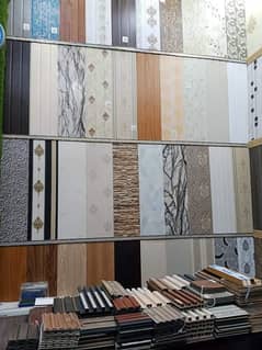 Vinly or Wooden flooring,Window blinds,Wallpaper,Ceiling,Glass paper.