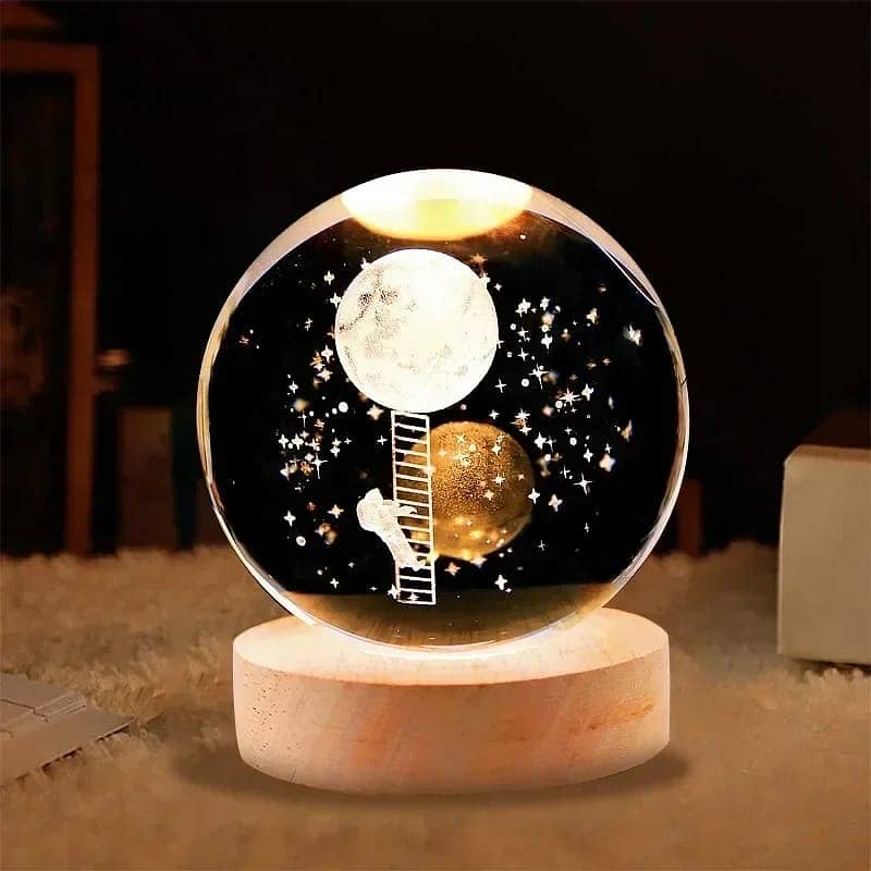 Crystal Lamp / 3D Moon Lamp / Lamp / Moon Lamp Light 11