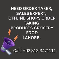 Need order taker