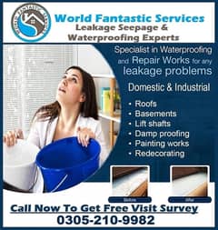 Washroom Leakage Bathroom Seepage Roof Heat Proofing & Waterproofing