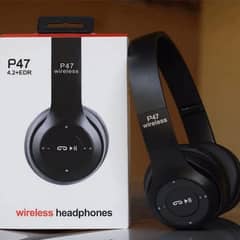 p47 wireless headphones