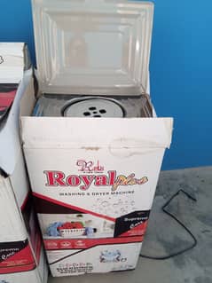 Royal plus washing machine and dryer
