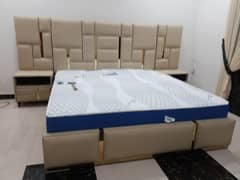 double bed with dressing side