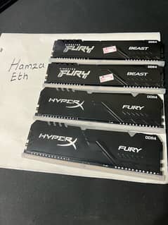Kingston HyperX Fury 8GB DDR4 3200mhz 0
