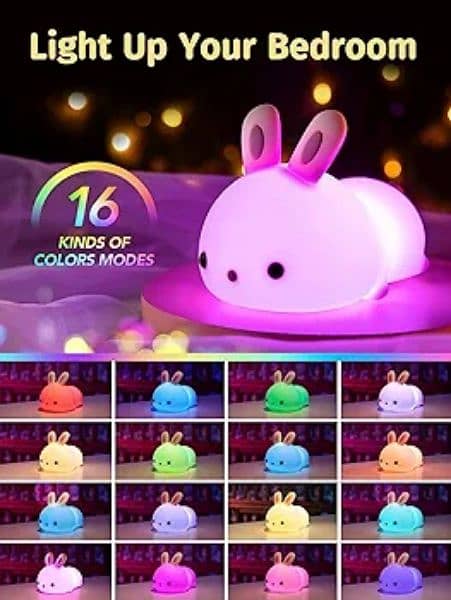 ONE FIRE NIGHT LAMP FOR KIDS 16 COLORS 1