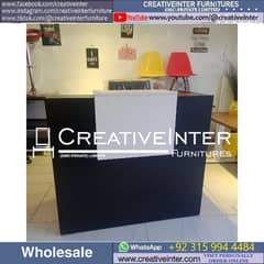 Office Reception Table Counter Front Desk Workstation Meeting Chair