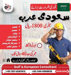 Saudi Arabia visa | Work permit Available