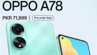 oppo A78 New condition in warranty