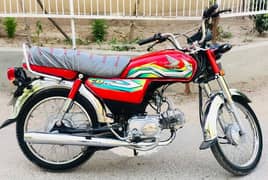 Honda CD 70 model 2023 lush conditions for sale