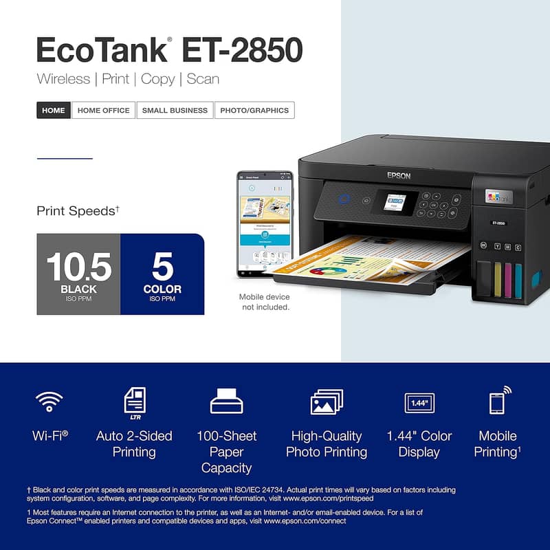 Epson Printers L805 / ET-2720/ET-2760/ET-2850/ET-4760/WF-5690/XP-3150 6