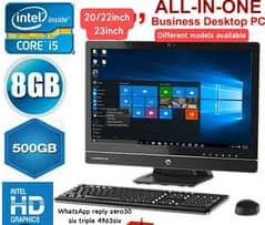 all in one pc lenveo core i. 5 all in one pc different models