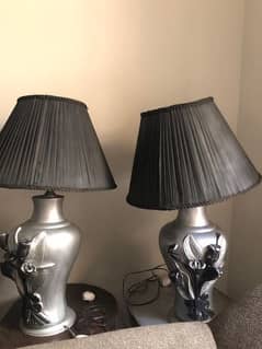 Silver shining and Black lamps