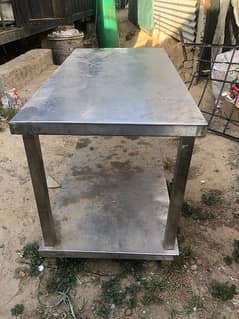 Non Magnetic Pure Steel Working Table 4/2