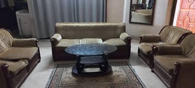 7 seater sofa set with table