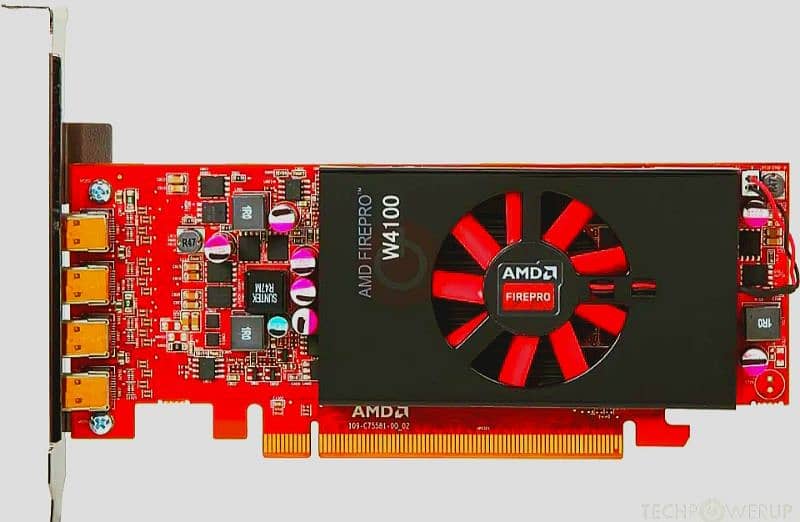 AMD FIREPRO W4100 2GB GDDR5 GAMING GPU 0