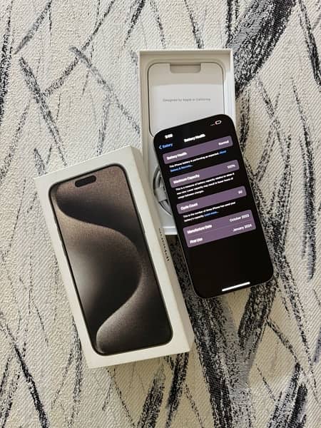 iPhone 15 Pro Max 256gb HK Complete Box 4