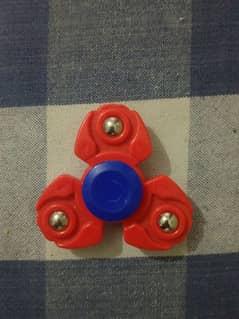Red Metal Fidget Spinner