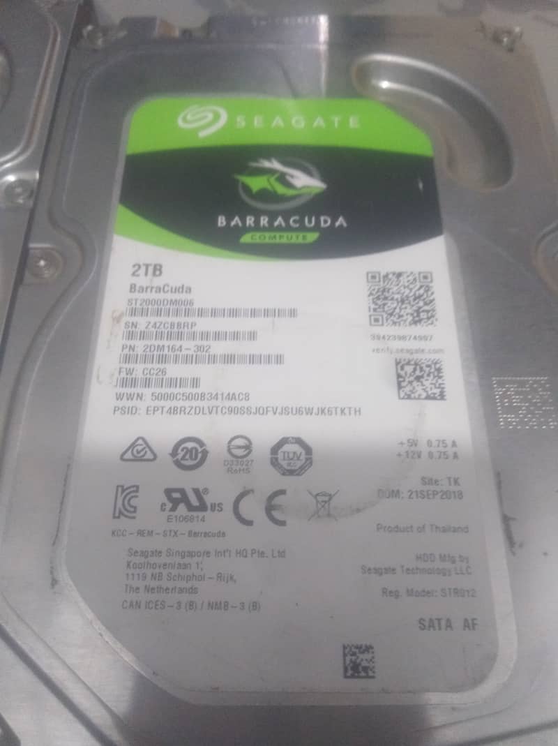 Desktop Hard Drives 2 TB 0