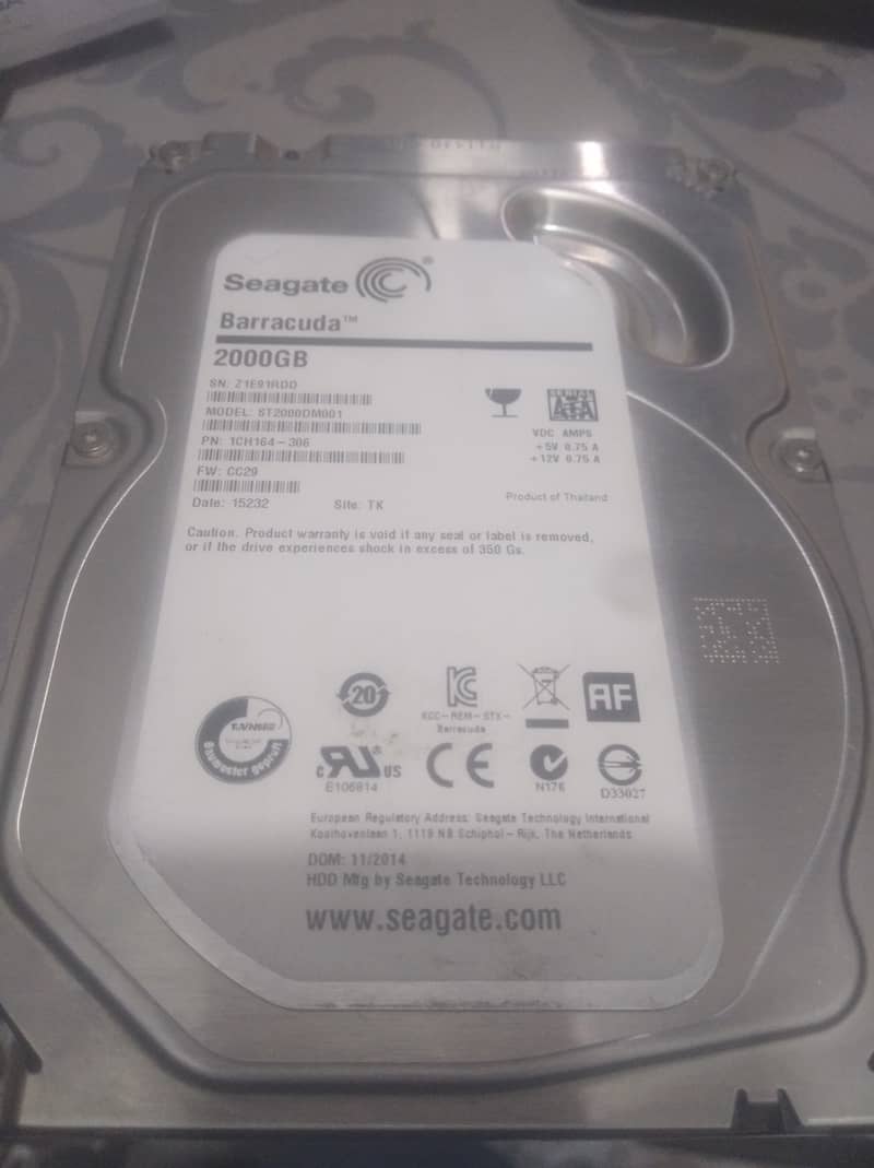 Desktop Hard Drives 2 TB 6