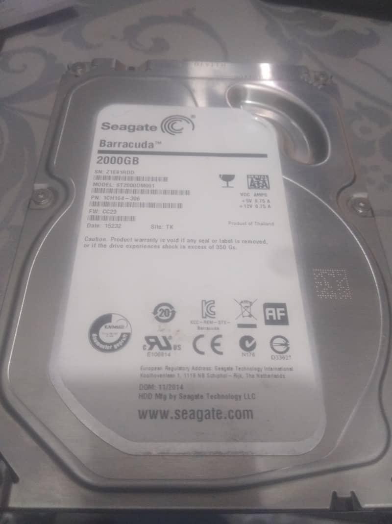 Desktop Hard Drives 2 TB 7