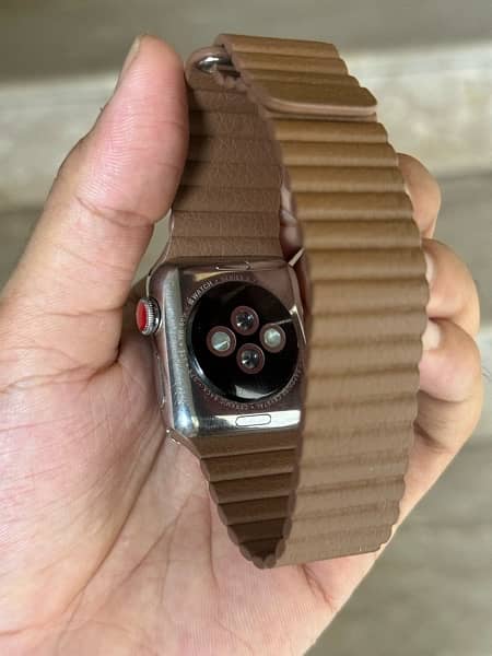 Apple Watch Series 3 Stainless steel 38mm GPS+LTE 9/10 Condition 4