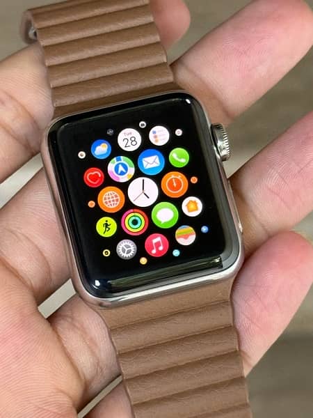 Apple Watch Series 3 Stainless steel 38mm GPS+LTE 9/10 Condition 6
