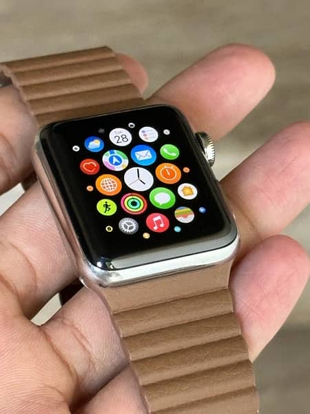 Apple Watch Series 3 Stainless steel 38mm GPS+LTE 9/10 Condition 7