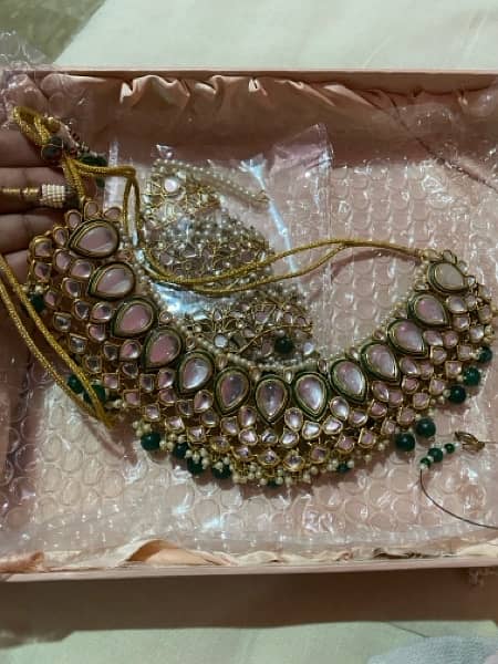 bridal jewellery kundan set 0