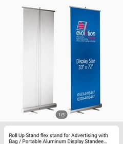 portable Aluminum display standees