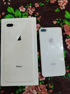 iphone 8 plus  64 gb approve  with box and original charger