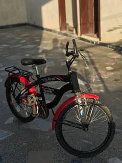 cycle for sale only used 3 months in red colour.