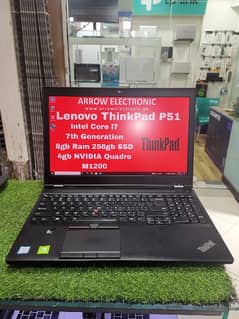 Lenovo ThinkPad P51 Intel Core i7 7th Gen 8/256 4GB NVIDIA Graphics