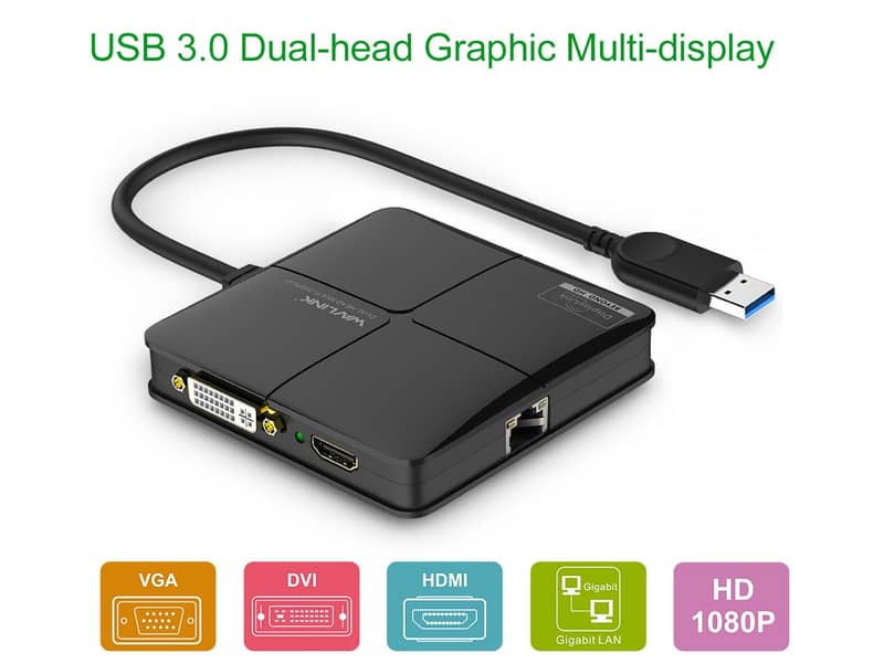 Wavlink Multi-Display USB 3.0 with Gigabit Ethernet Adapter 7